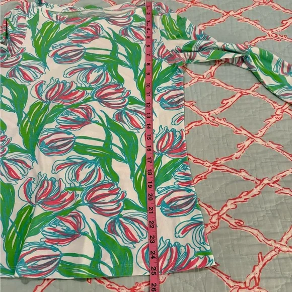 Lilly Pulitzer Andie Ring The Bellboy Top S - Picture 10 of 10
